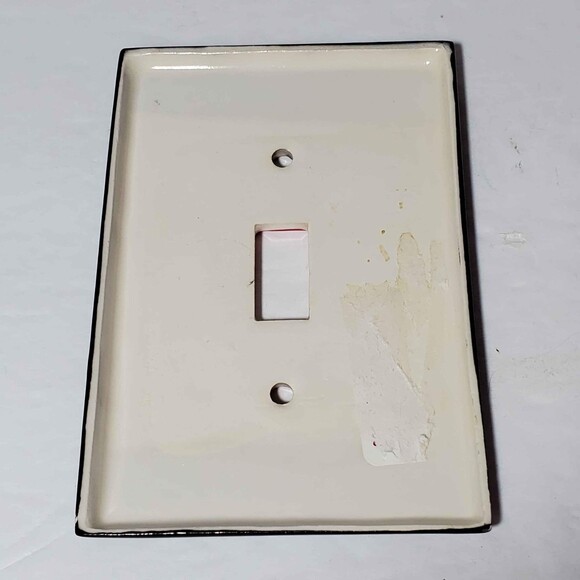 Southwestern Switch Plate Cover Ceramic Purple Orange - Picture 5 of 6